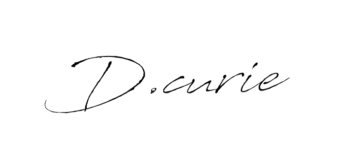 D.curie stylish signature style. Best Handwritten Sign (Antro_Vectra) for my name. Handwritten Signature Collection Ideas for my name D.curie. D.curie signature style 6 images and pictures png
