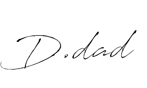Also we have D.dad name is the best signature style. Create professional handwritten signature collection using Antro_Vectra autograph style. D.dad signature style 6 images and pictures png