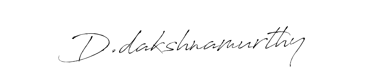 Create a beautiful signature design for name D.dakshnamurthy. With this signature (Antro_Vectra) fonts, you can make a handwritten signature for free. D.dakshnamurthy signature style 6 images and pictures png