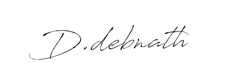 How to make D.debnath name signature. Use Antro_Vectra style for creating short signs online. This is the latest handwritten sign. D.debnath signature style 6 images and pictures png