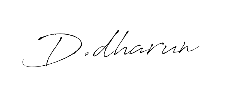 Similarly Antro_Vectra is the best handwritten signature design. Signature creator online .You can use it as an online autograph creator for name D.dharun. D.dharun signature style 6 images and pictures png