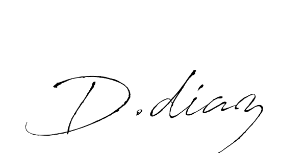 How to make D.diaz name signature. Use Antro_Vectra style for creating short signs online. This is the latest handwritten sign. D.diaz signature style 6 images and pictures png