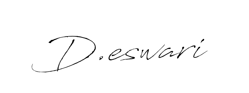 How to make D.eswari signature? Antro_Vectra is a professional autograph style. Create handwritten signature for D.eswari name. D.eswari signature style 6 images and pictures png