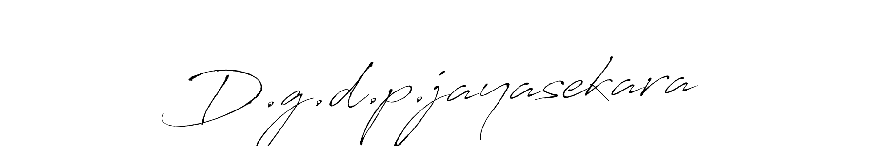 Design your own signature with our free online signature maker. With this signature software, you can create a handwritten (Antro_Vectra) signature for name D.g.d.p.jayasekara. D.g.d.p.jayasekara signature style 6 images and pictures png