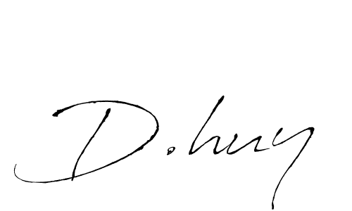 Use a signature maker to create a handwritten signature online. With this signature software, you can design (Antro_Vectra) your own signature for name D.huy. D.huy signature style 6 images and pictures png