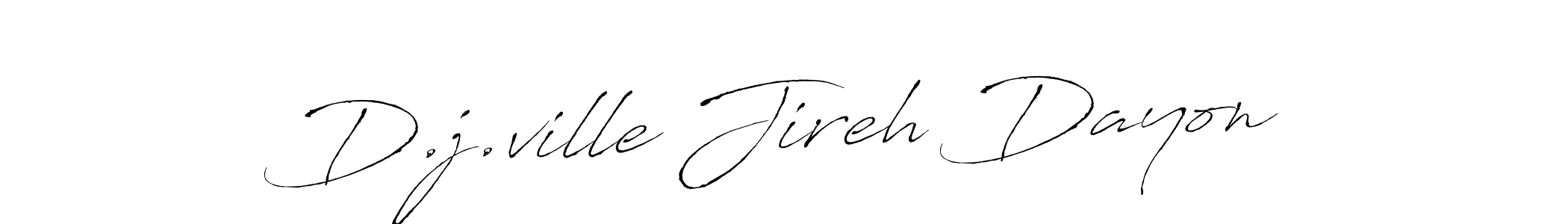 Similarly Antro_Vectra is the best handwritten signature design. Signature creator online .You can use it as an online autograph creator for name D.j.ville Jireh Dayon. D.j.ville Jireh Dayon signature style 6 images and pictures png