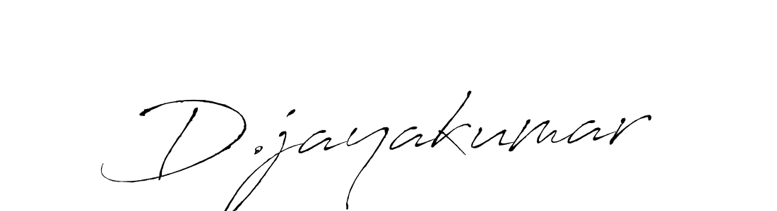 How to make D.jayakumar name signature. Use Antro_Vectra style for creating short signs online. This is the latest handwritten sign. D.jayakumar signature style 6 images and pictures png