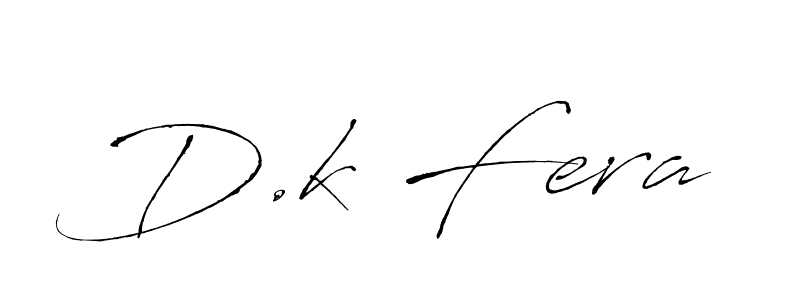 You should practise on your own different ways (Antro_Vectra) to write your name (D.k Fera) in signature. don't let someone else do it for you. D.k Fera signature style 6 images and pictures png