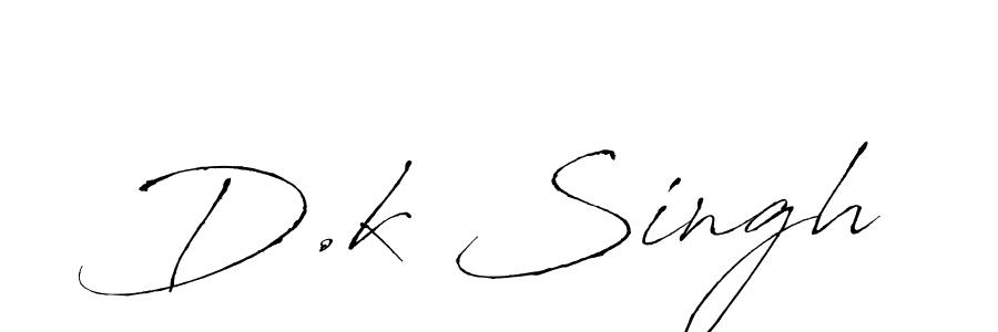 You should practise on your own different ways (Antro_Vectra) to write your name (D.k Singh) in signature. don't let someone else do it for you. D.k Singh signature style 6 images and pictures png