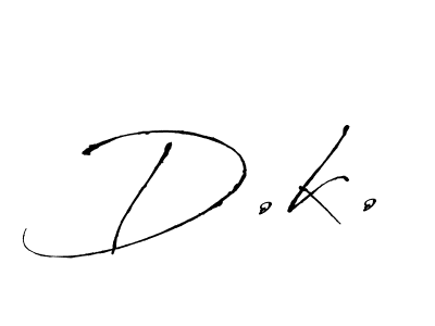 How to make D.k. signature? Antro_Vectra is a professional autograph style. Create handwritten signature for D.k. name. D.k. signature style 6 images and pictures png