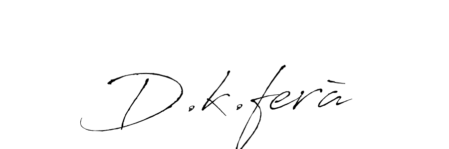 if you are searching for the best signature style for your name D.k.ferà. so please give up your signature search. here we have designed multiple signature styles  using Antro_Vectra. D.k.ferà signature style 6 images and pictures png