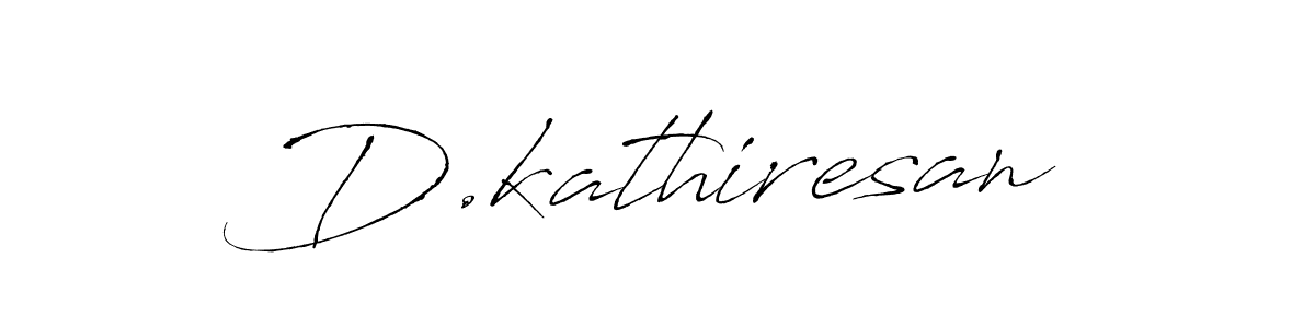 This is the best signature style for the D.kathiresan name. Also you like these signature font (Antro_Vectra). Mix name signature. D.kathiresan signature style 6 images and pictures png
