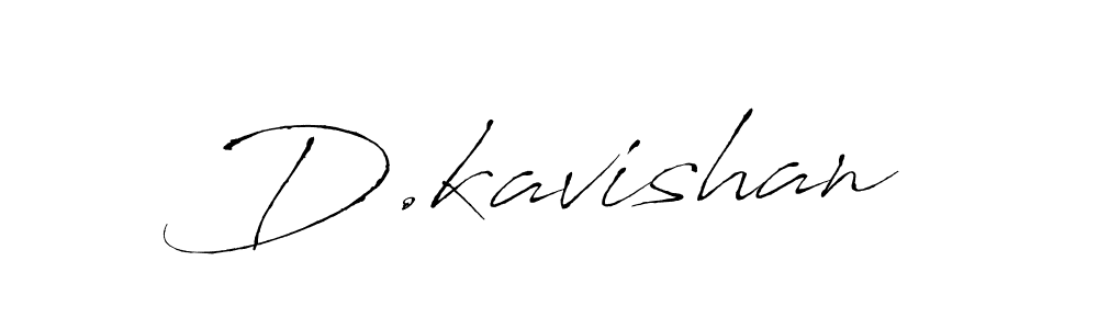 The best way (Antro_Vectra) to make a short signature is to pick only two or three words in your name. The name D.kavishan include a total of six letters. For converting this name. D.kavishan signature style 6 images and pictures png