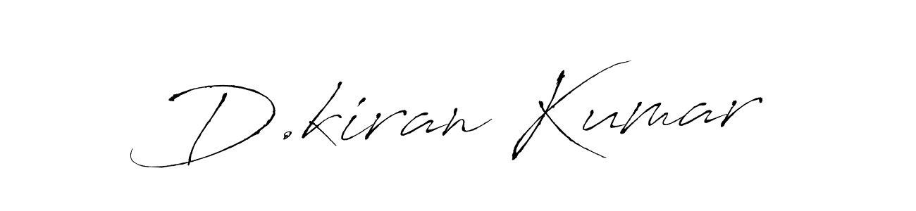 How to make D.kiran Kumar signature? Antro_Vectra is a professional autograph style. Create handwritten signature for D.kiran Kumar name. D.kiran Kumar signature style 6 images and pictures png