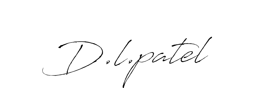if you are searching for the best signature style for your name D.l.patel. so please give up your signature search. here we have designed multiple signature styles  using Antro_Vectra. D.l.patel signature style 6 images and pictures png