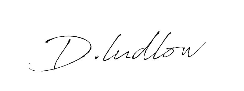 Create a beautiful signature design for name D.ludlow. With this signature (Antro_Vectra) fonts, you can make a handwritten signature for free. D.ludlow signature style 6 images and pictures png