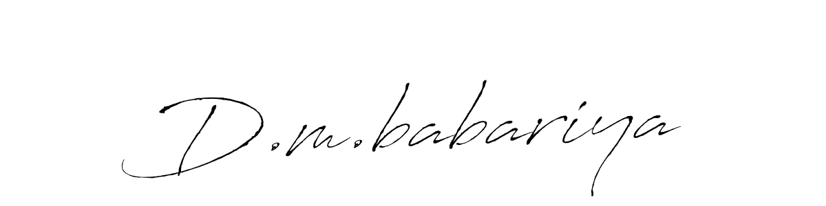 Similarly Antro_Vectra is the best handwritten signature design. Signature creator online .You can use it as an online autograph creator for name D.m.babariya. D.m.babariya signature style 6 images and pictures png