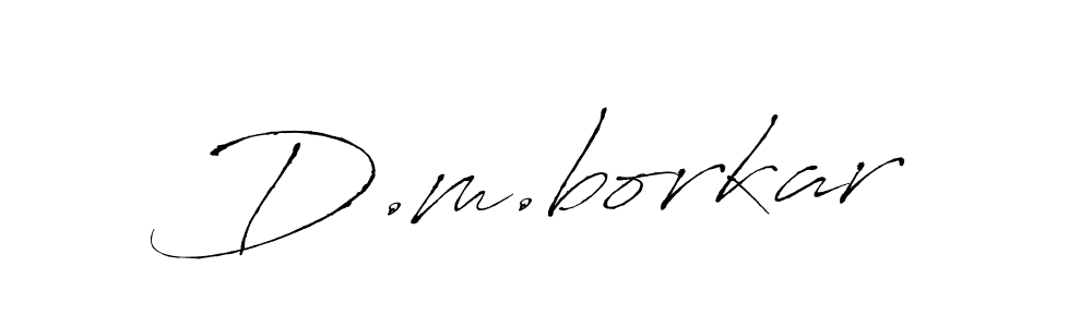 Similarly Antro_Vectra is the best handwritten signature design. Signature creator online .You can use it as an online autograph creator for name D.m.borkar. D.m.borkar signature style 6 images and pictures png