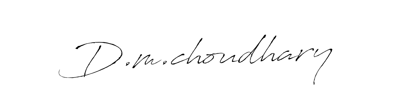 How to Draw D.m.choudhary signature style? Antro_Vectra is a latest design signature styles for name D.m.choudhary. D.m.choudhary signature style 6 images and pictures png