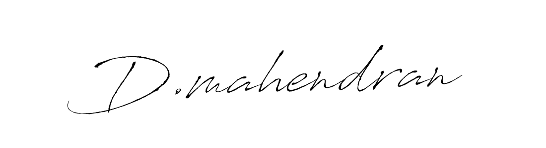 How to make D.mahendran signature? Antro_Vectra is a professional autograph style. Create handwritten signature for D.mahendran name. D.mahendran signature style 6 images and pictures png