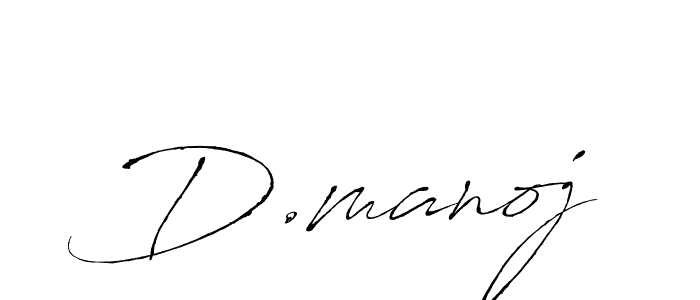 How to Draw D.manoj signature style? Antro_Vectra is a latest design signature styles for name D.manoj. D.manoj signature style 6 images and pictures png