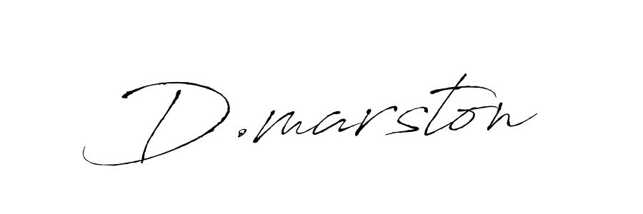 Use a signature maker to create a handwritten signature online. With this signature software, you can design (Antro_Vectra) your own signature for name D.marston. D.marston signature style 6 images and pictures png