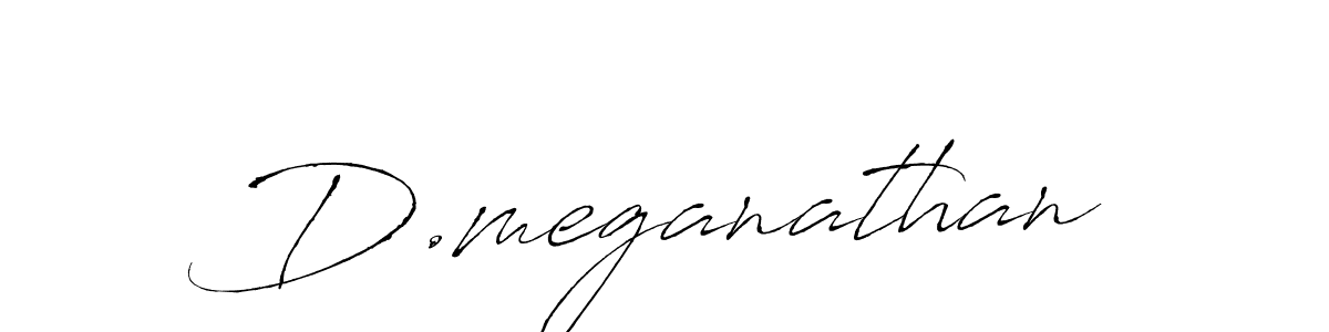 How to make D.meganathan signature? Antro_Vectra is a professional autograph style. Create handwritten signature for D.meganathan name. D.meganathan signature style 6 images and pictures png