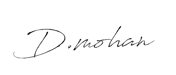 You should practise on your own different ways (Antro_Vectra) to write your name (D.mohan) in signature. don't let someone else do it for you. D.mohan signature style 6 images and pictures png