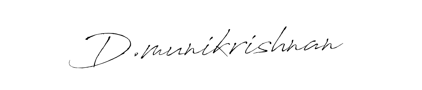 Make a beautiful signature design for name D.munikrishnan. Use this online signature maker to create a handwritten signature for free. D.munikrishnan signature style 6 images and pictures png