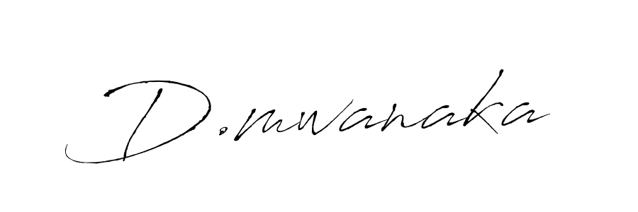 How to make D.mwanaka name signature. Use Antro_Vectra style for creating short signs online. This is the latest handwritten sign. D.mwanaka signature style 6 images and pictures png