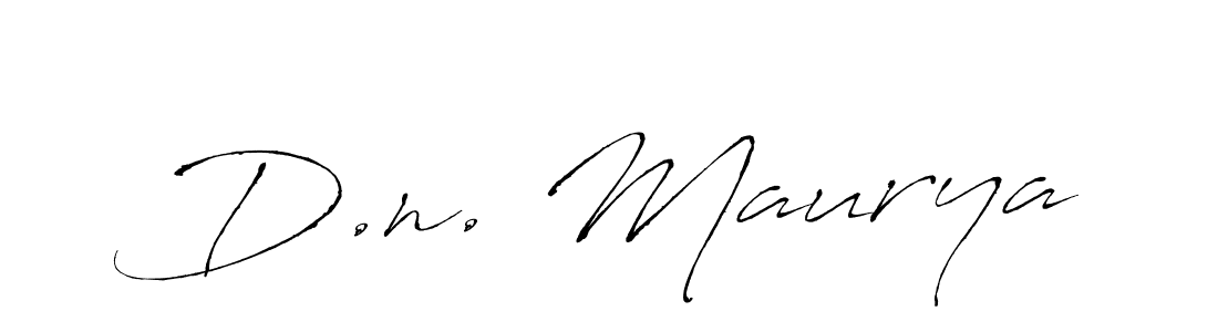 Make a beautiful signature design for name D.n. Maurya. Use this online signature maker to create a handwritten signature for free. D.n. Maurya signature style 6 images and pictures png