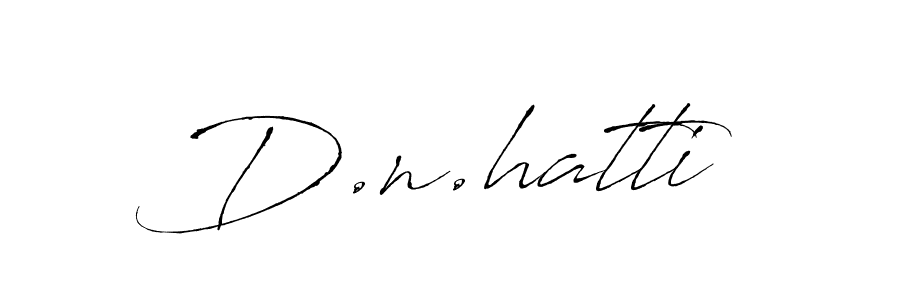 Design your own signature with our free online signature maker. With this signature software, you can create a handwritten (Antro_Vectra) signature for name D.n.hatti. D.n.hatti signature style 6 images and pictures png