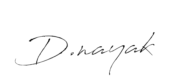 Make a beautiful signature design for name D.nayak. With this signature (Antro_Vectra) style, you can create a handwritten signature for free. D.nayak signature style 6 images and pictures png