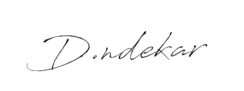 You should practise on your own different ways (Antro_Vectra) to write your name (D.ndekar) in signature. don't let someone else do it for you. D.ndekar signature style 6 images and pictures png