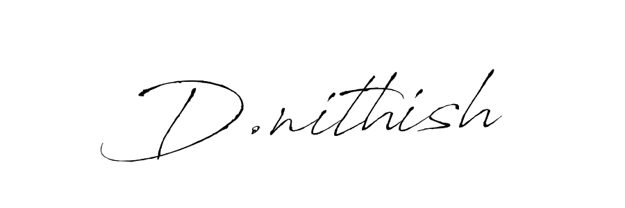 This is the best signature style for the D.nithish name. Also you like these signature font (Antro_Vectra). Mix name signature. D.nithish signature style 6 images and pictures png