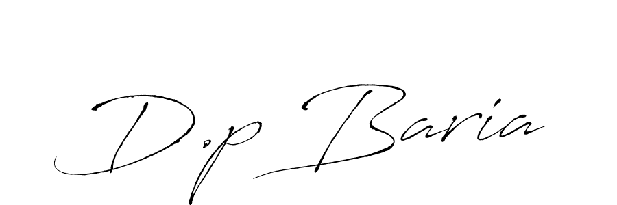 You should practise on your own different ways (Antro_Vectra) to write your name (D.p Baria) in signature. don't let someone else do it for you. D.p Baria signature style 6 images and pictures png