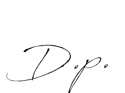 The best way (Antro_Vectra) to make a short signature is to pick only two or three words in your name. The name D.p. include a total of six letters. For converting this name. D.p. signature style 6 images and pictures png