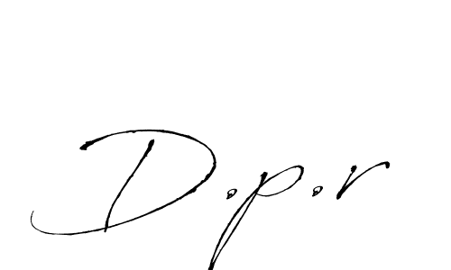 Antro_Vectra is a professional signature style that is perfect for those who want to add a touch of class to their signature. It is also a great choice for those who want to make their signature more unique. Get D.p.r name to fancy signature for free. D.p.r signature style 6 images and pictures png