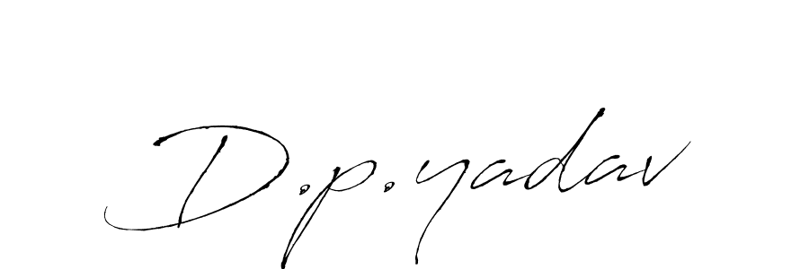 Use a signature maker to create a handwritten signature online. With this signature software, you can design (Antro_Vectra) your own signature for name D.p.yadav. D.p.yadav signature style 6 images and pictures png