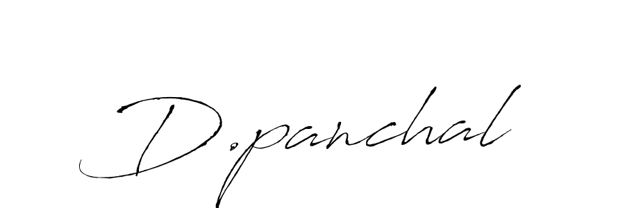 How to make D.panchal name signature. Use Antro_Vectra style for creating short signs online. This is the latest handwritten sign. D.panchal signature style 6 images and pictures png