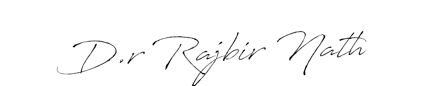 You should practise on your own different ways (Antro_Vectra) to write your name (D.r Rajbir Nath) in signature. don't let someone else do it for you. D.r Rajbir Nath signature style 6 images and pictures png