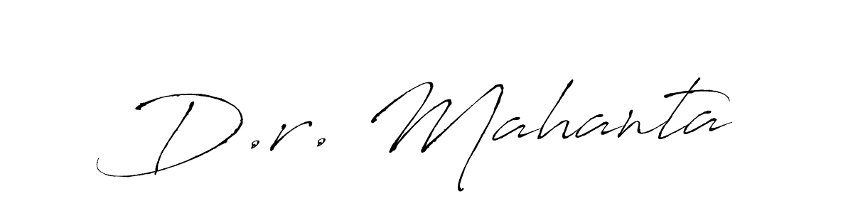 You should practise on your own different ways (Antro_Vectra) to write your name (D.r. Mahanta) in signature. don't let someone else do it for you. D.r. Mahanta signature style 6 images and pictures png