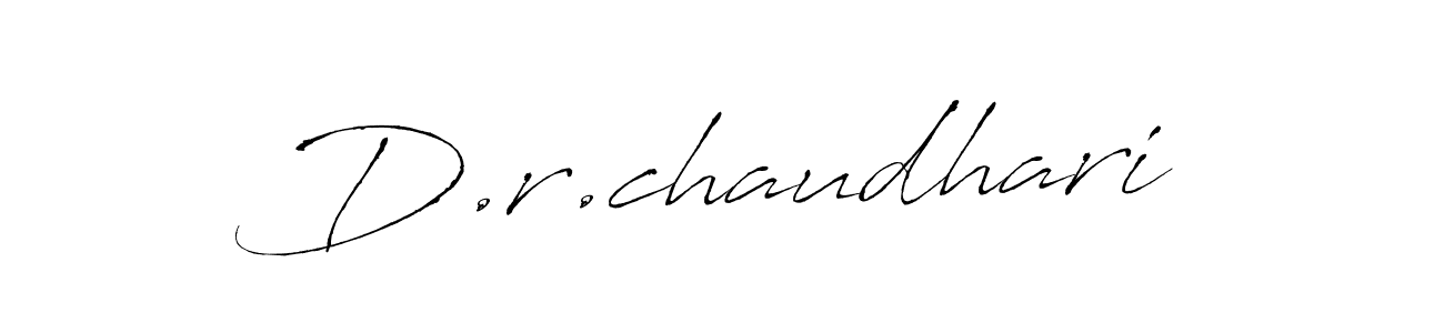 D.r.chaudhari stylish signature style. Best Handwritten Sign (Antro_Vectra) for my name. Handwritten Signature Collection Ideas for my name D.r.chaudhari. D.r.chaudhari signature style 6 images and pictures png