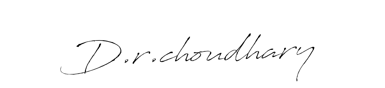 D.r.choudhary stylish signature style. Best Handwritten Sign (Antro_Vectra) for my name. Handwritten Signature Collection Ideas for my name D.r.choudhary. D.r.choudhary signature style 6 images and pictures png