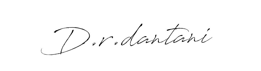 This is the best signature style for the D.r.dantani name. Also you like these signature font (Antro_Vectra). Mix name signature. D.r.dantani signature style 6 images and pictures png