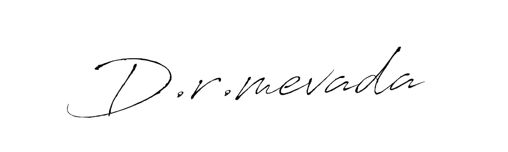 Make a beautiful signature design for name D.r.mevada. With this signature (Antro_Vectra) style, you can create a handwritten signature for free. D.r.mevada signature style 6 images and pictures png