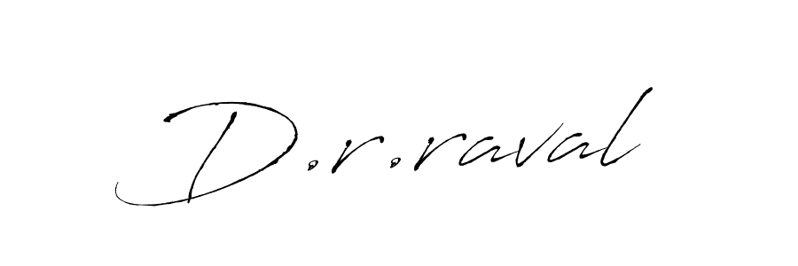 D.r.raval stylish signature style. Best Handwritten Sign (Antro_Vectra) for my name. Handwritten Signature Collection Ideas for my name D.r.raval. D.r.raval signature style 6 images and pictures png