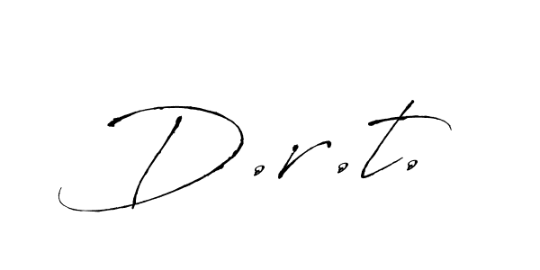 How to Draw D.r.t. signature style? Antro_Vectra is a latest design signature styles for name D.r.t.. D.r.t. signature style 6 images and pictures png