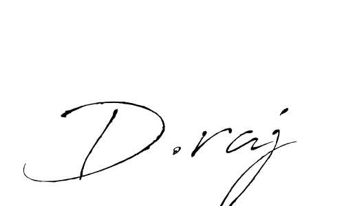 You should practise on your own different ways (Antro_Vectra) to write your name (D.raj) in signature. don't let someone else do it for you. D.raj signature style 6 images and pictures png