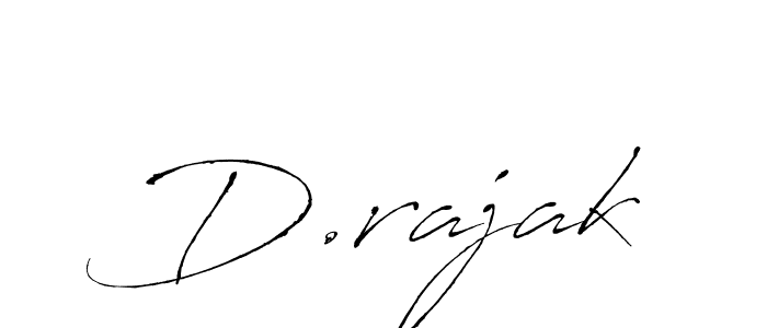 You should practise on your own different ways (Antro_Vectra) to write your name (D.rajak) in signature. don't let someone else do it for you. D.rajak signature style 6 images and pictures png